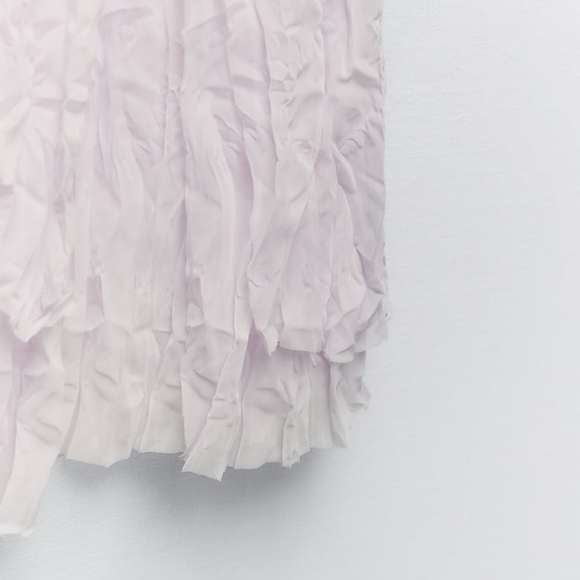 Zara High Waisted Long A-Line Skirt - Picture 10 of 13